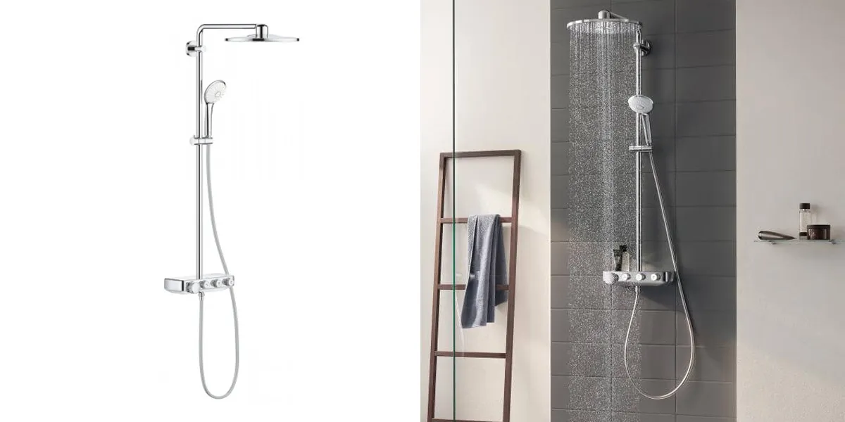 Tay sen Grohe Euphoria 110 với 3 chế độ phun: Rain, Massage, Jet