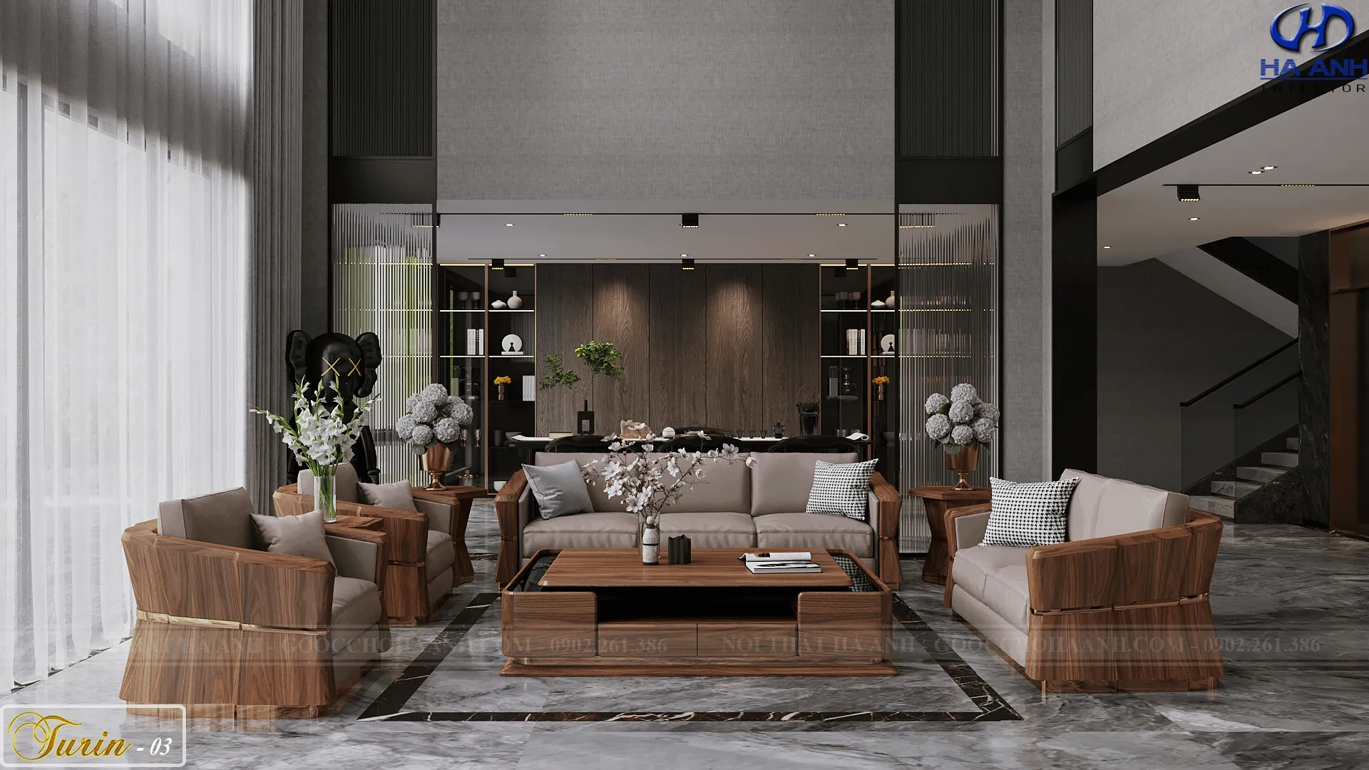 Bộ sofa Turin 03 – Đẳng cấp thời thượng
