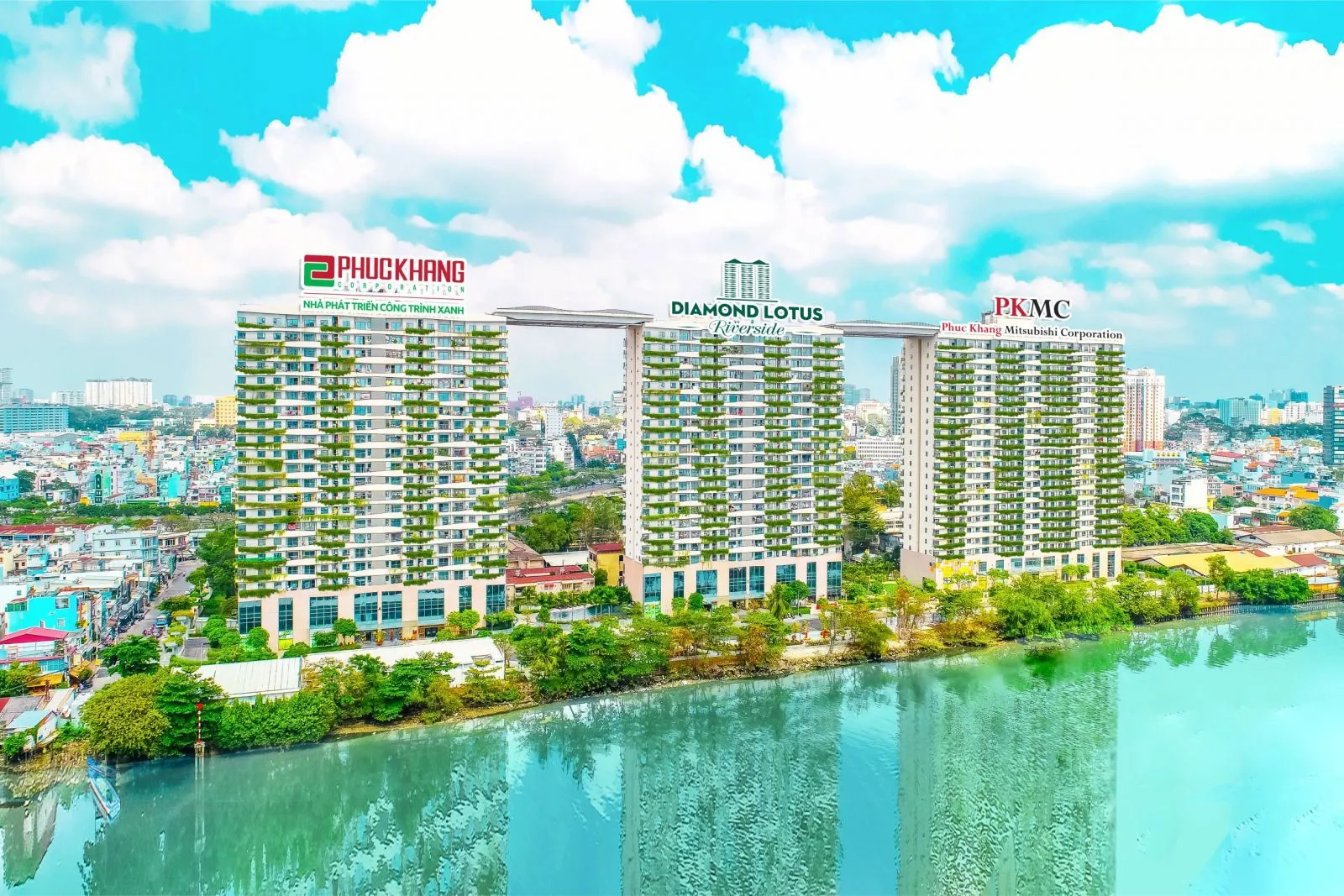 Chung cư cao tầng Diamond Lotus Riverside