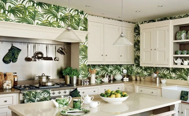 phòng bếp phong cách thiết kế tropical