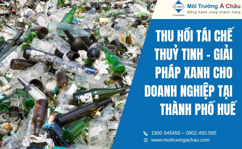 Trạm thu gom thủy tinh kiến trúc di sản tại phố cổ Huế