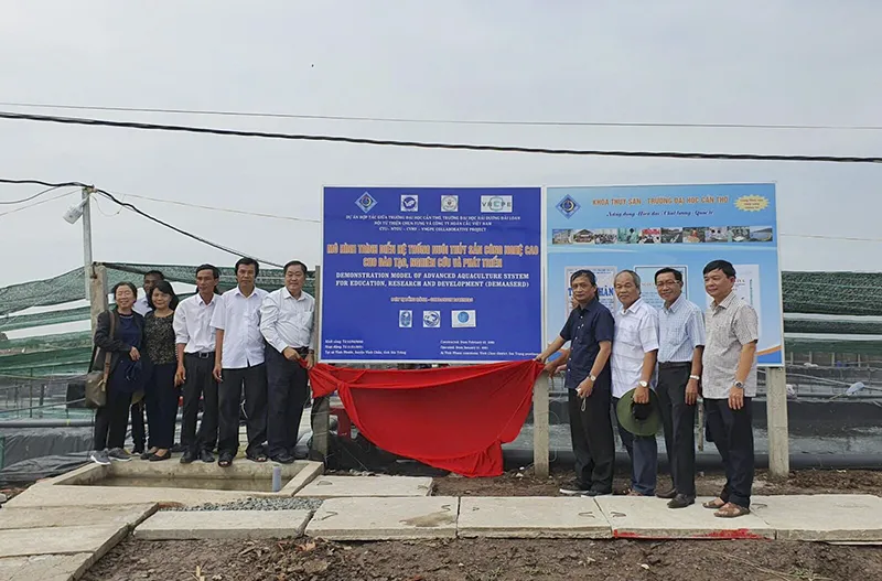 Trung tâm nghiên cứu và ứng dụng thủy sản nước lợ-mặn - Đại học Cần Thơ tại Vĩnh Châu