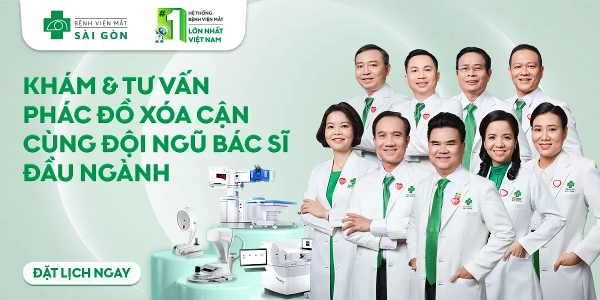 Đội ngũ bác sĩ Mắt Sài Gòn