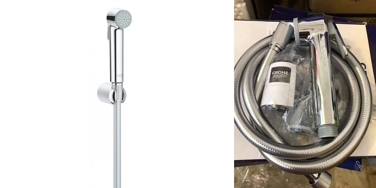 Bộ sen cây Grohe Tempesta 210 với thanh trượt điều chỉnh độ cao