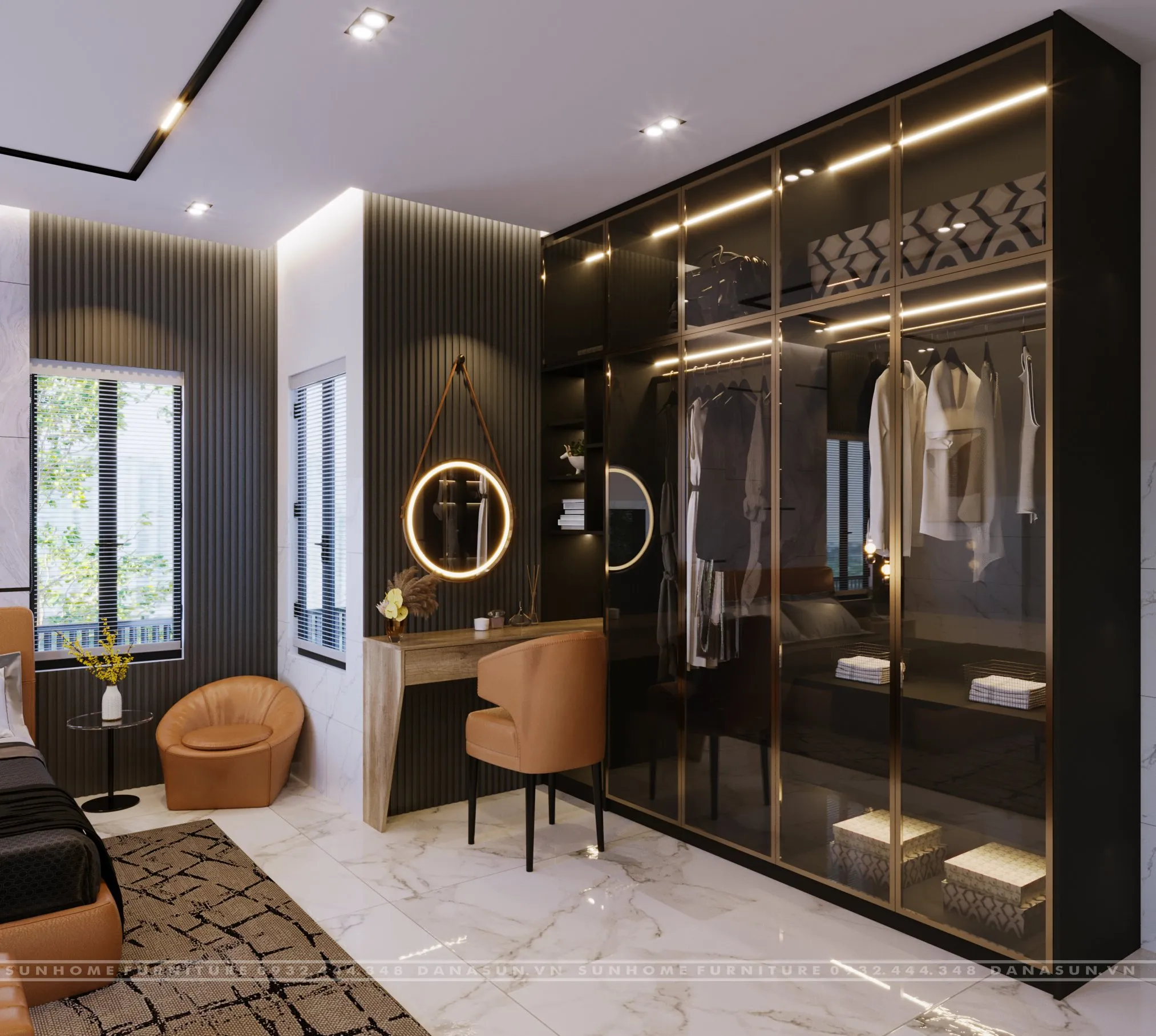 Showroom sản phẩm nội thất với thiết kế mở